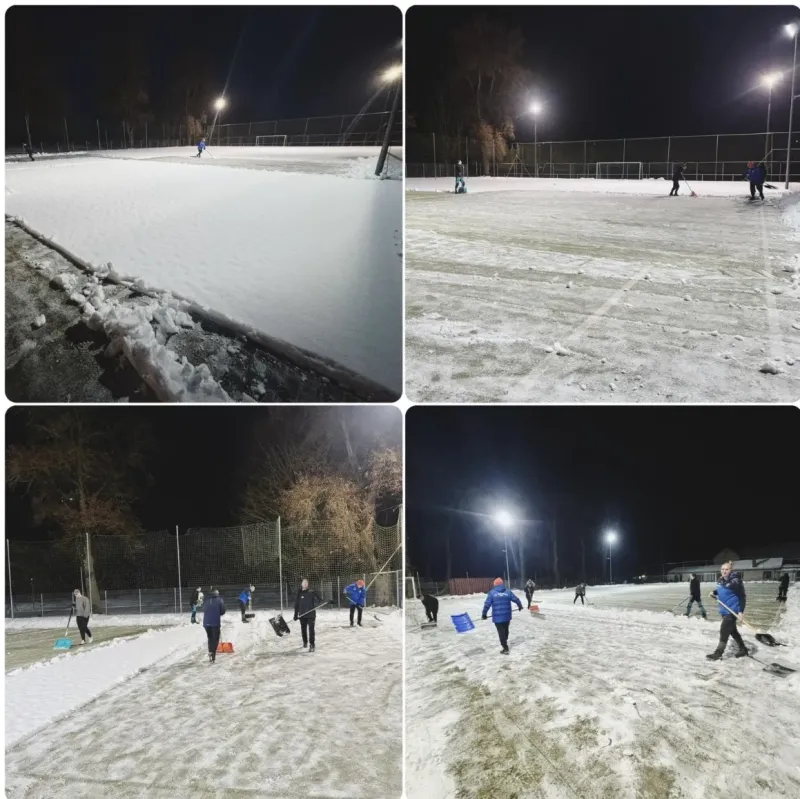 Alte Herren trotzen dem Wetter