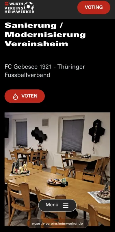 Würth Vereinsheimwerker 2026 - Wir sind dabei