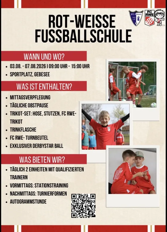 Erinnerung - Rot-Weiße Fußballschule