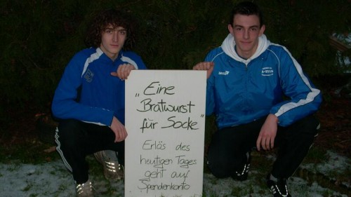 Spendenaktion - Eine Bratwurst für 'Socke'