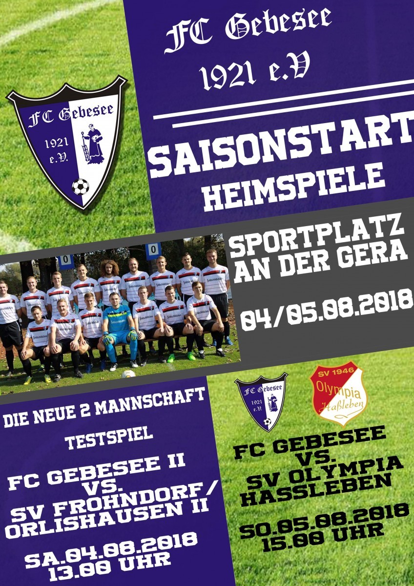 Saisonstart Kreisliga Männer 2018/2019