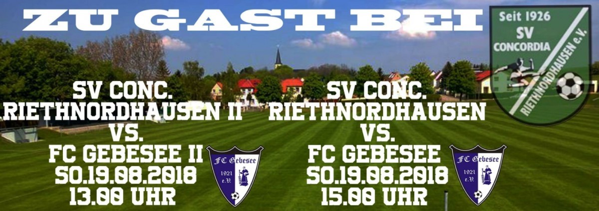 Auswärtsspiel in Riethnordhausen